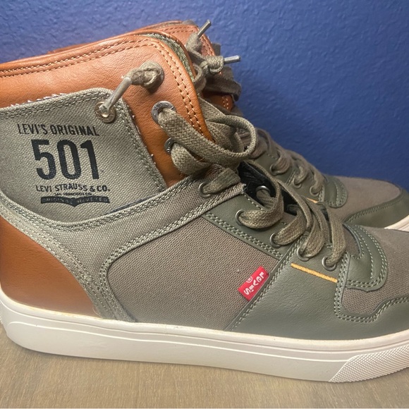 Mason Hi 501 Core Levi’s Mens Shoes - Picture 9 of 10